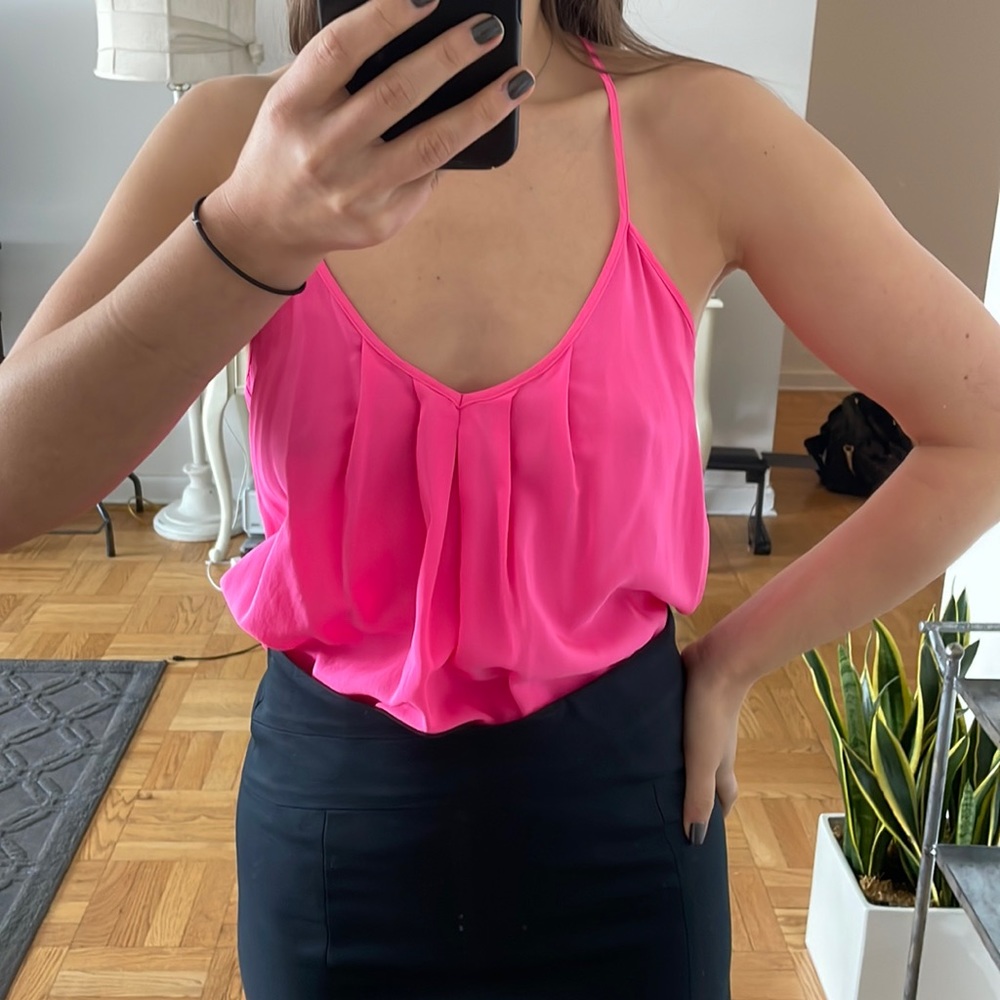 Amanda Uprichard Hot pink tank - small